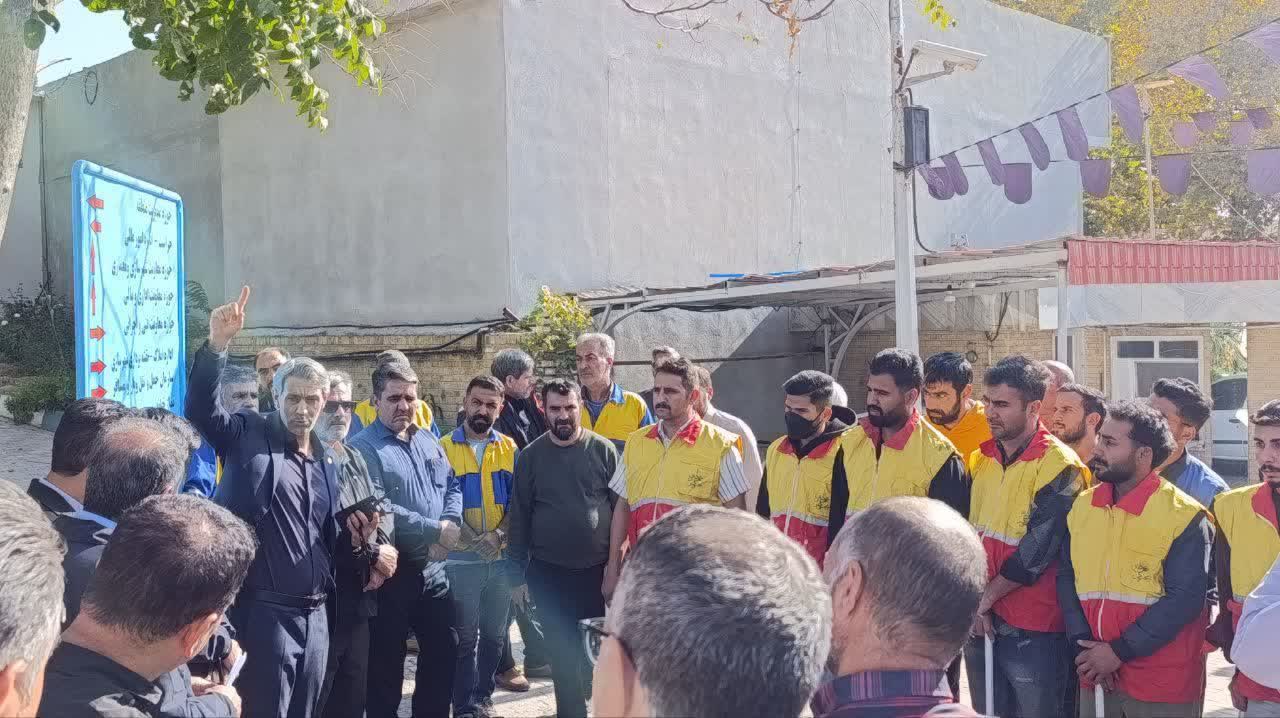 آماده باش نیرو های سازمان مدیریت پسماندشهرداری بجنورد در پی هشدار سطح نارنجی اداره کل هواشناسی
